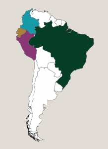 Mapa – Abrangência Hinode - Abrangência
