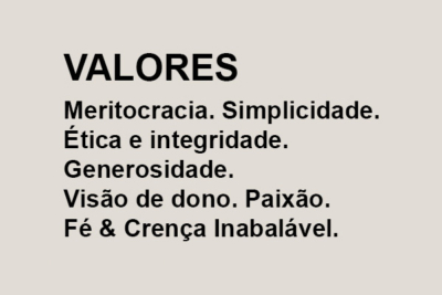 Grupo Hinode - Valores